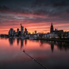 Sunset in Frankfurt